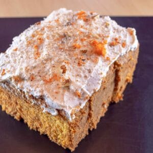 Torta de Zanahoria recetangular
